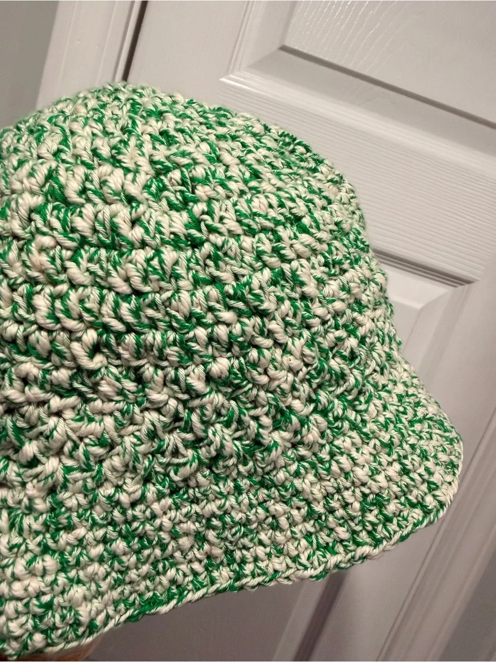 Handmade Crochet Bucket Hat 100% Cotton Lightweight Packable Festival Boho Beach